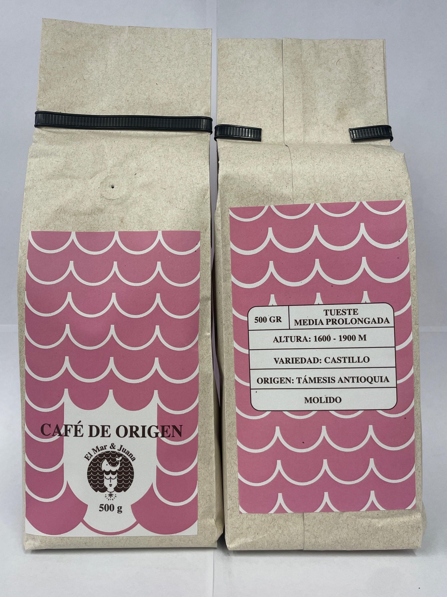 Café de origen El Mar y Juana X 500 g Molido